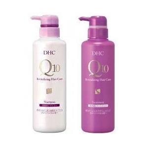 【DHC Q10美容液 シャンプー SS 330ml & ヘアトリートメント 330ml】送料無料｜sliiim