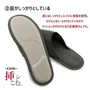 スリッパ ルームシューズ 学校 夏 室内 おし...の詳細画像3
