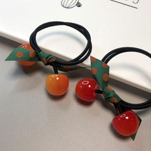 ヘアゴム レディース 髪留め ドット柄 小さめ...の詳細画像4