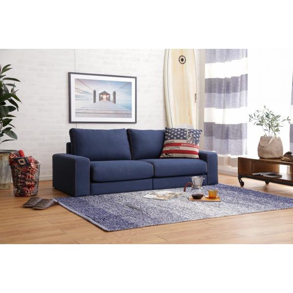 Coeur 2人掛 デニムソファ