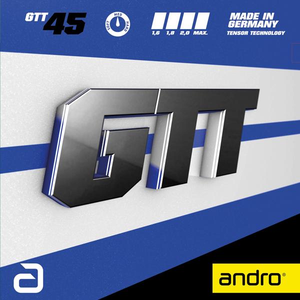 andro GTT45(ジーティーティー45)ライトテンション  裏ソフトラバー(テンゾーバイオスL...