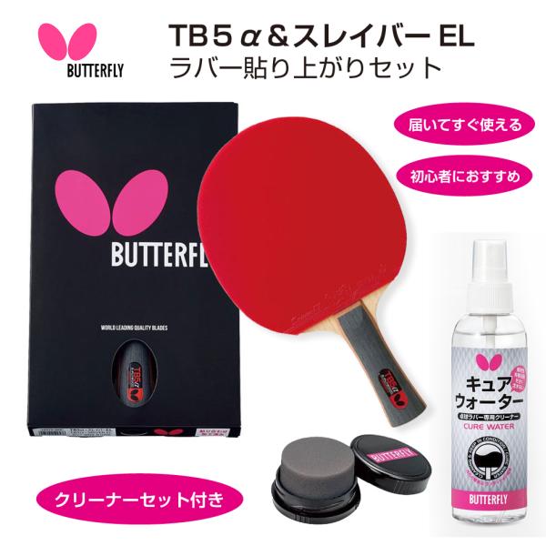 【特価￥13,035→￥11,000 送料込】バタフライ入門用セット BUTTERFLY TB5α＋...