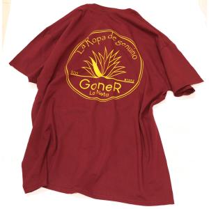 【 20%OFF ￥4,950→￥3,960】GoneR -La Neta-　Agave Pocket T-Shirts（Maroon）｜slow-clothing