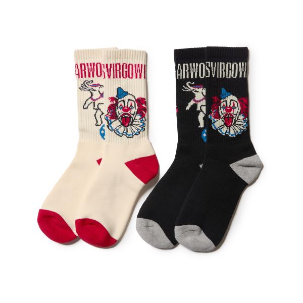 VIRGOwearworks PIERROT INK SOCKS [VG-GD-809]