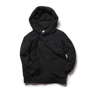 VIRGOwearworks DIAGONAL ZIP DOWN JKT(ブラック) [VG-JKT-372]｜slow-clothing