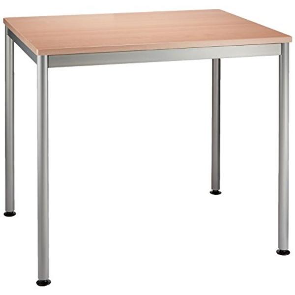 ナカバヤシ テーブル 80x60cm ナチュラル木目 HEM-8060NM オフィスデスク