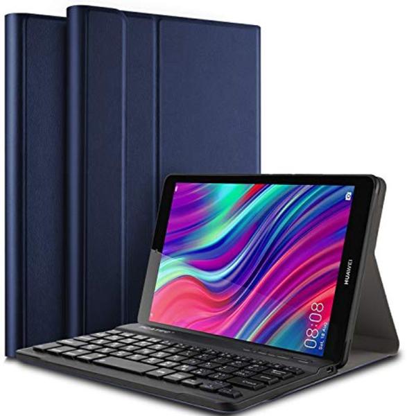 PCATECHUAWEI MediaPad M5 lite 8インチ用 超薄レザーケース付き Blu...