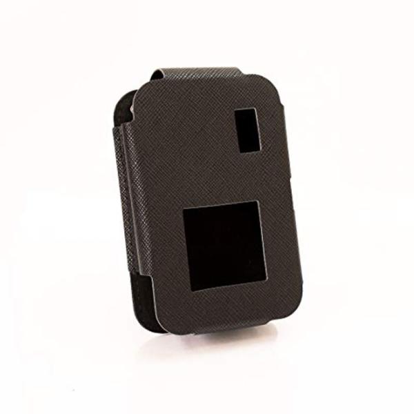 ポケットWiFi用PUレザーケース保護フィルム・ハンドストラップ付き (GL06P)