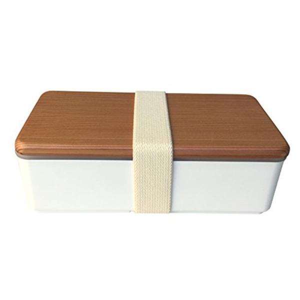 三好製作所 木蓋のお弁当箱 古代杉 ホワイト SGサイズ 0601-0033