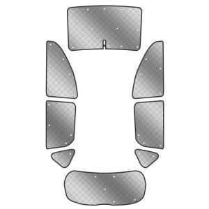 サンシェード SS50 CX-5 KE系 KEEFW KEEAW KE5FW KE5AW KE2FW KE2AW 8枚組 車中泊 アウトドア｜slow-lifes