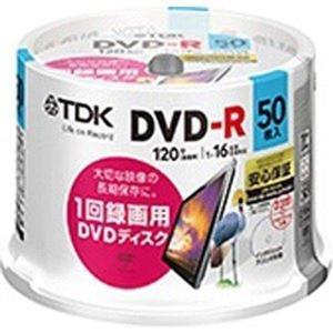 TDK ビックカメラグループオリジナル録画用DVD-R 1-16倍速 50枚 CPRM対応インクジェットプリンタ対応DR120DPWC50P｜slow-lifes