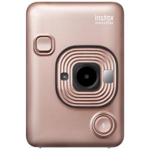 FUJIFILM チェキ インスタントカメラ/スマホプリンター instax mini LiPlay ブラッシュゴールド INS MINI｜slow-lifes