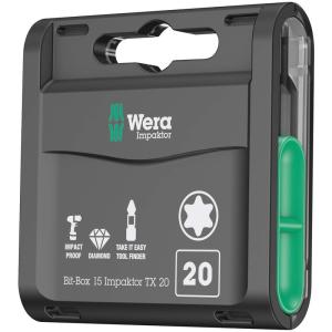 Wera(ヴェラ) 867/1 インパクター ダイヤモンドビットボックスセット T20 1 057772｜slow-lifes