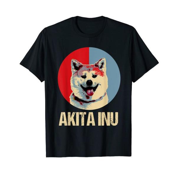 秋田犬犬の日本犬ホルダー Tシャツ