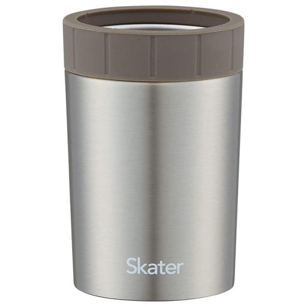 スケーター (skater) 保温 保冷 缶飲料ホルダー 350ml缶用 シルバー SCT1-A