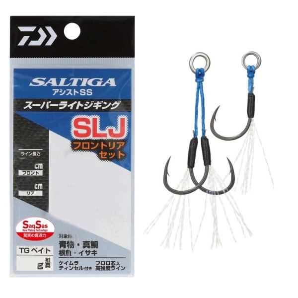 ダイワ(DAIWA) スーパーライトジギング用アシストフック ソルティガアシストＳＳ ＳＬＪ フロン...