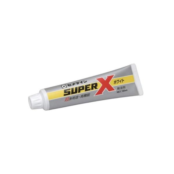 セメダイン 超多用途接着剤 スーパーX ホワイト 135ml AX-039