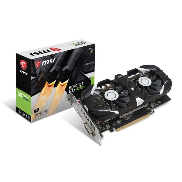 MSI GeForce GTX 1050 Ti 4GT OCV1 グラフィックスボード VD7545