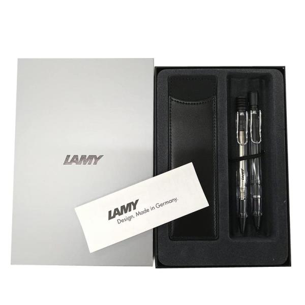 LAMY ラミー ボールペン シャープペン セット サファリ スケルトン レザーペンケース付き ギフ...