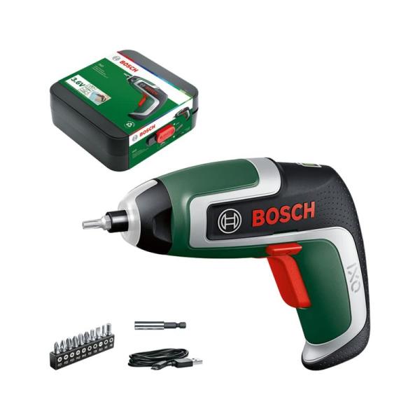 BOSCH(ボッシュ) コードレスドライバー (本体のみ、ビットセット（10本）、マグネットビットホ...