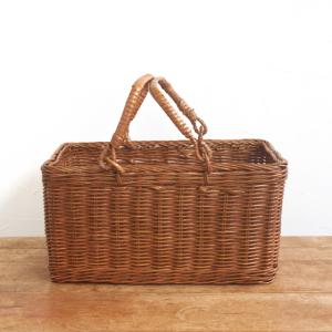 松野屋 日本製 真竹六ッ目かご 3個セット かご バスケット カゴ