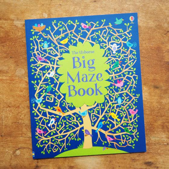 迷路遊び 迷路ゲーム 絵本 めいろのえほん イギリス Usborne出版 Big Maze Book