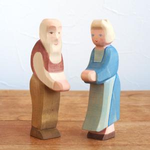 Ostheimer オストハイマー 木製 フィギュア 家族 パパ ママ オブジェ
