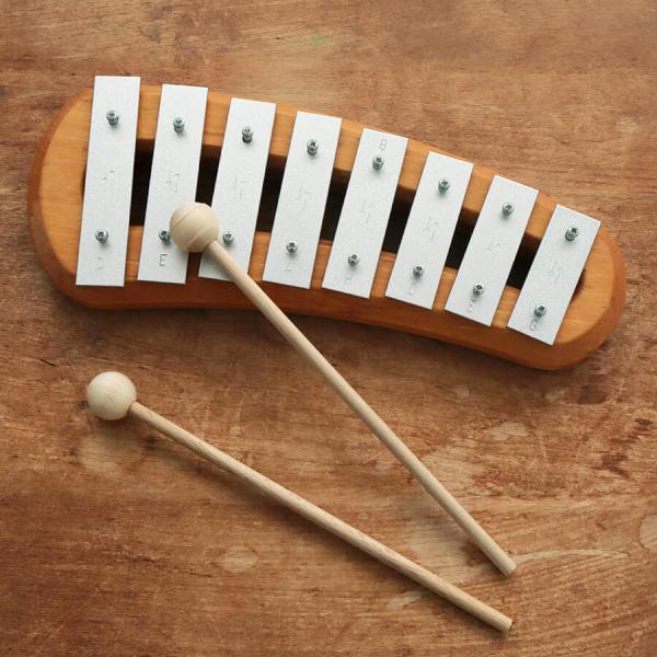 ドイツ DECOR デコア 鉄琴 ペンタ 8音 ペンタトニック 楽器 シュタイナー グロッケン 知育...