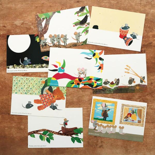 レオレオニ 絵本 ポストカード 8枚セット B 絵はがき 絵葉書 レオ・レオニ 絵本 フレデリック ...