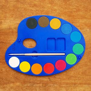 絵具 固形 水彩絵具 セット 安全 子供 女の...の詳細画像1