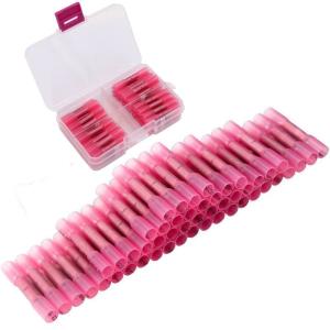 CESFONJER 50個 防水形圧着スリーブ、 熱収縮チューブ