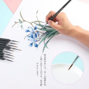 YFFSFDC 面相筆 勾線筆 6本セット 画...の詳細画像3