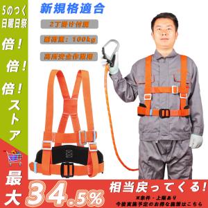 フルハーネスセット 新規格適合 墜落制止用器具