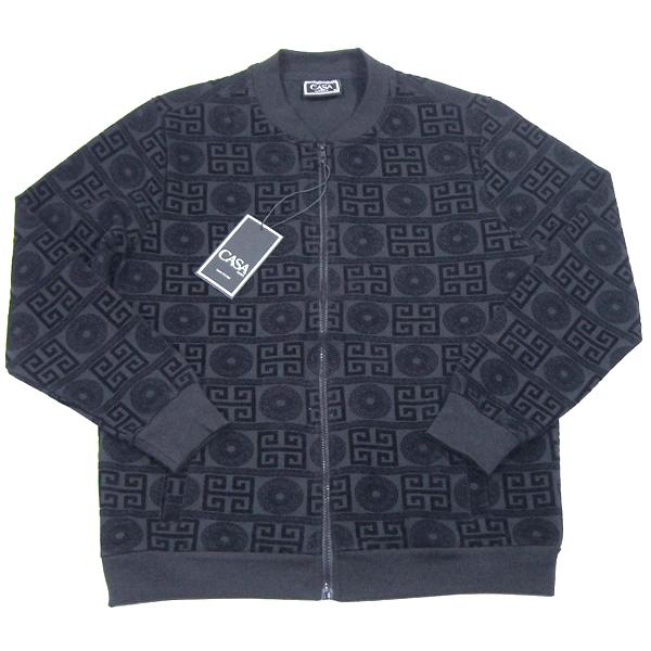 CASA MODA COUTURE【ベロアのフロッキー★ハイブランドパロディー決定版】ノーカラー ジ...