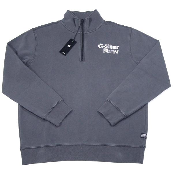 G-Star RAW【ピグメント加工★100% ORGANIC COTTON★前後で連動したロゴプリ...