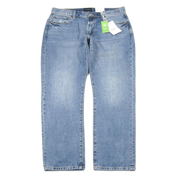 LUCKY BRAND【24% HEMP★ナチュラルな色落ちとダメージ加工】デニム パンツ【ネイビー...