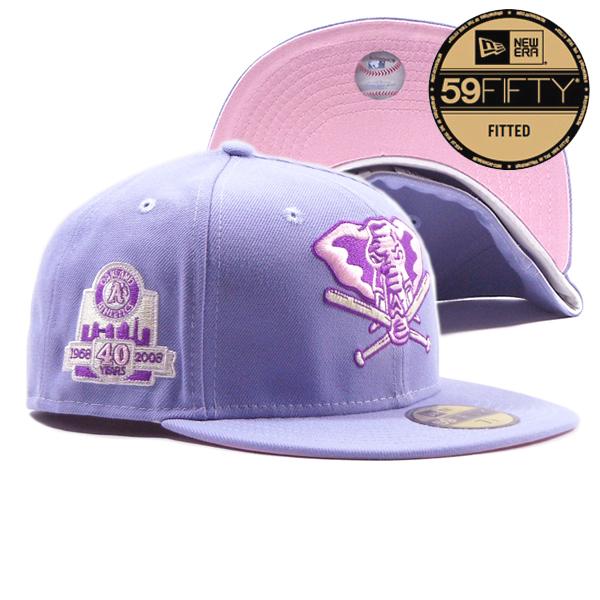 NEW ERA【激レア★59FIFTY★球団設立40周年サイドパッチ】MLB Oakland Ath...