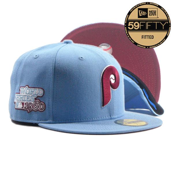 NEW ERA【旧ロゴ★59FIFTY★1980年WORLD SERIESサイドパッチ】MLB Ph...