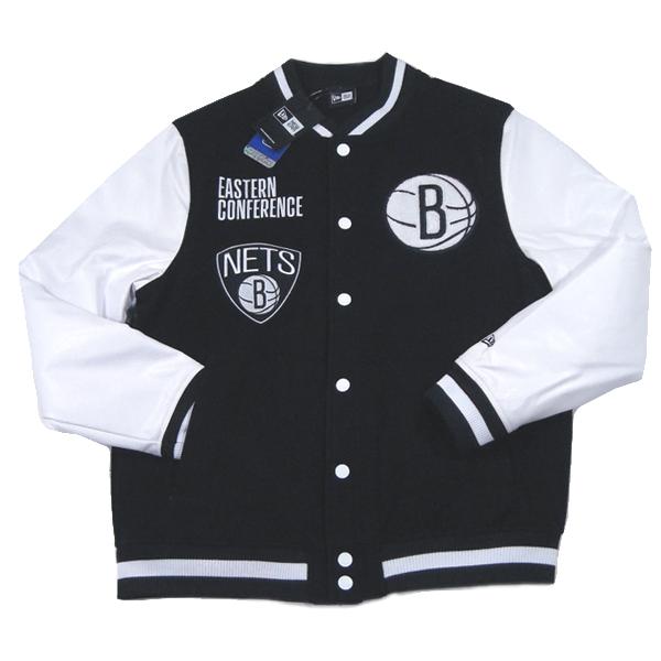 NEW ERA【70% WOOL★前後のサガラ刺繍のチームロゴ】ウールメルトン NBA Brookl...