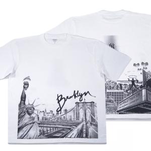 Slyder ORIGINAL【5.6oz★20周年記念モデル★両面プリント】Still diggin' NYC 半袖 Tシャツ【ホワイト 白】新品 スライダー オリジナル｜slyder