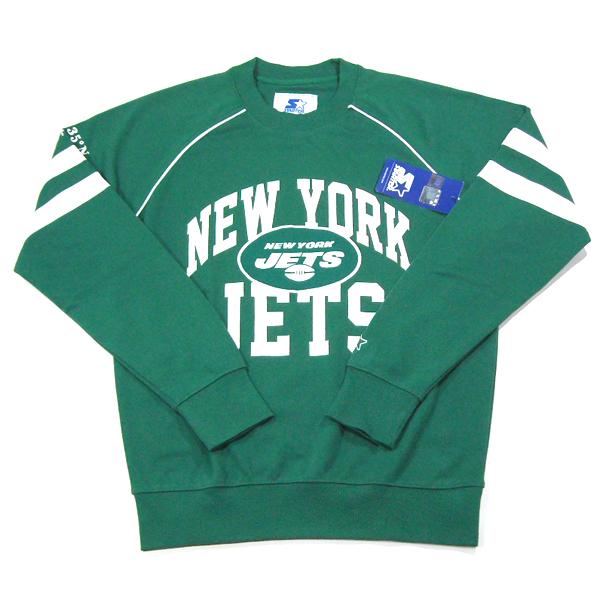 STARTER【薄手の裏地パイル★凝った作りのスポーツ物王道】NFL NEW YORK JETS ク...