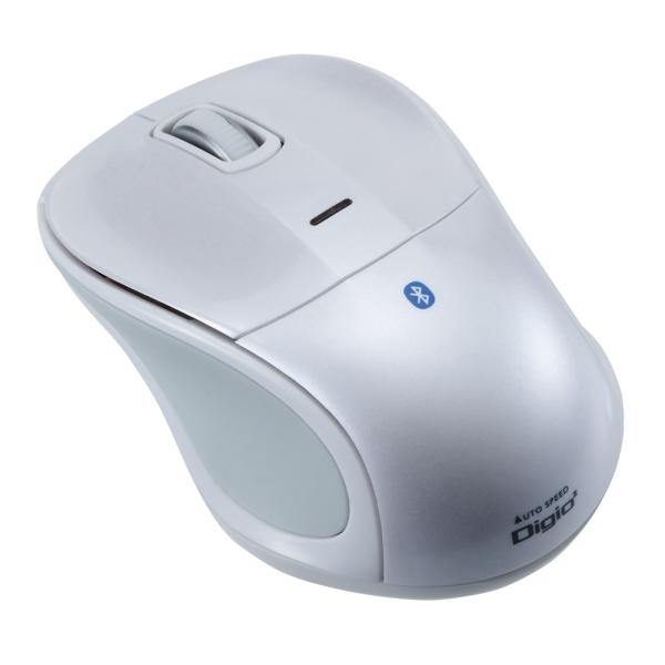 ナカバヤシ [MUS-BKT111W] Bluetoothマウス 3ボタン 静音 ブルーLED 小型...