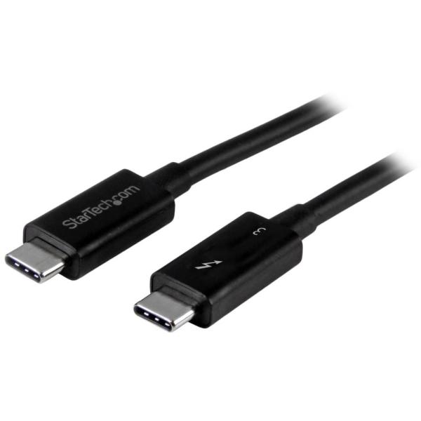 StarTech.com [TBLT3MM1MA] Thunderbolt 3 USB-C ケーブル...