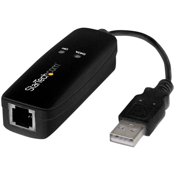 StarTech.com [USB56KEMH2] 外付けUSB接続アナログモデム USB対応FAX...