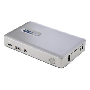 StarTech.com [DKM30CHDPD] USB Type-C ドッキングステーション/DisplayPort 4K30HzまたはVGA対応/65W USB PD/4ポート USB 3.1 Gen1｜smafy