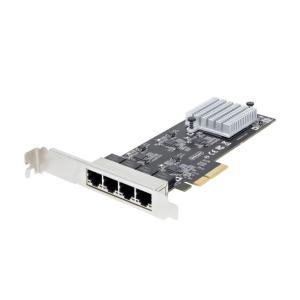 StarTech.com [PR42GI-NETWORK-CARD] ネットワークアダプターカード/PCI Express x4/4ポート/2.5G/マルチギガビットイーサネット/2.5GBASE-T &｜smafy