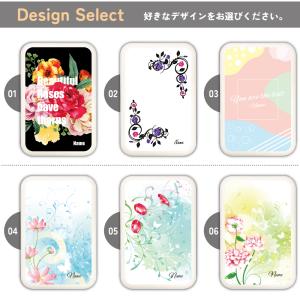 MagSafe対応 花柄 モバイルバッテリー ...の詳細画像1