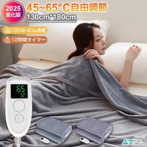 【9,980円→4,980円12時間限定】2024進化版 電気毛布 当日発送 掛け敷き ひざ掛け 130*180cm ダブル 超大サイズ 省エネ 温度調節 着る毛布 柔らかい ダニ除去