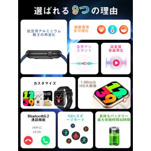 2026年 スマートウォッチ スマホウォッチ ...の詳細画像3