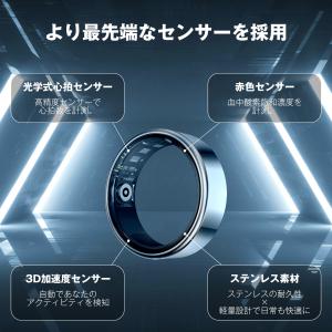 最安値挑戦 スマート指輪 スマートリング 健康...の詳細画像2